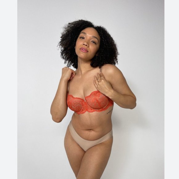 NWT thirdlove Lace Balconette Bra in Paprika 38F - Picture 6 of 6